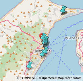 Mappa Via Seminario Estivo, 98121 Messina ME, Italia (3.62909)