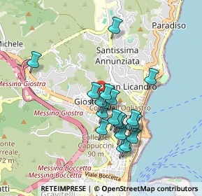 Mappa Via Seminario Estivo, 98121 Messina ME, Italia (0.8645)