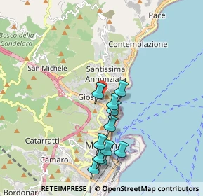 Mappa Via Sant'Ubaldo, 98121 Messina ME, Italia (2.06091)