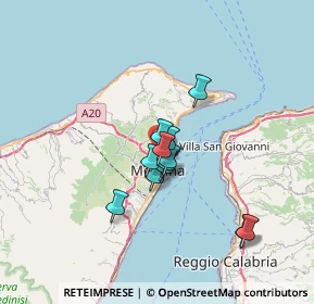 Mappa Via Sant'Ubaldo, 98121 Messina ME, Italia (5.34333)