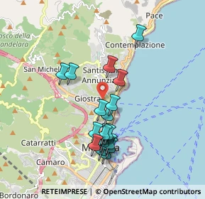 Mappa Salita Ogliastro, 98121 Messina ME, Italia (1.8935)