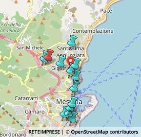 Mappa Salita Ogliastro, 98121 Messina ME, Italia (1.87923)