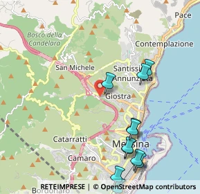 Mappa Via Palermo, 98152 Messina ME, Italia (2.73364)