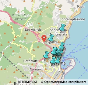 Mappa Via Palermo, 98152 Messina ME, Italia (1.84917)