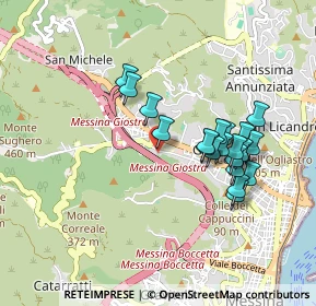Mappa Via Palermo, 98152 Messina ME, Italia (0.9115)