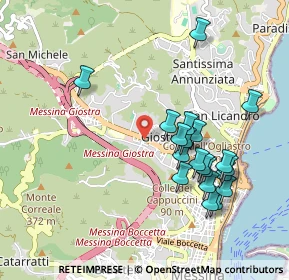 Mappa Via 1 A, 98121 Messina ME, Italia (1.0735)