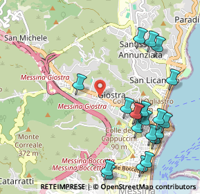 Mappa Via 1 A, 98121 Messina ME, Italia (1.373)