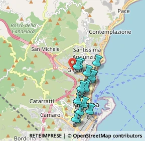 Mappa Via Giovanni Fazio, 98121 Messina ME, Italia (1.878)