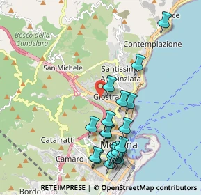Mappa Via 1 A, 98121 Messina ME, Italia (2.37)