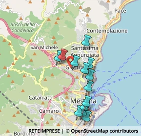 Mappa Via 1 A, 98121 Messina ME, Italia (1.88846)