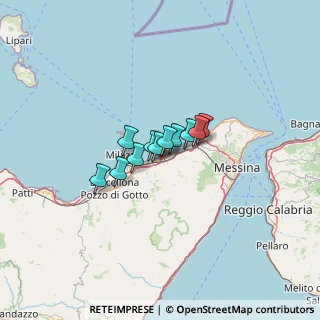 Mappa Via Enrico Fermi, 98040 Torregrotta ME, Italia (7.22727)