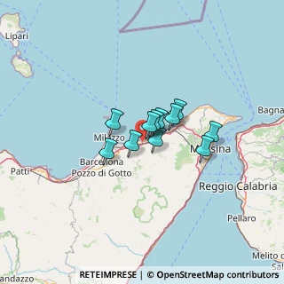 Mappa Via Enrico Fermi, 98040 Torregrotta ME, Italia (8.21182)