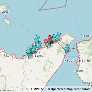 Mappa Via Enrico Fermi, 98040 Torregrotta ME, Italia (9.38462)