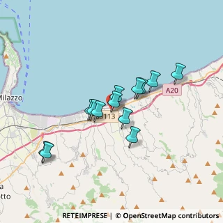 Mappa Via Enrico Fermi, 98040 Torregrotta ME, Italia (3.14692)