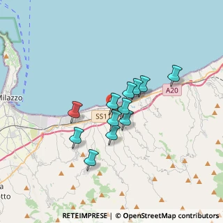 Mappa Via Enrico Fermi, 98040 Torregrotta ME, Italia (2.78833)