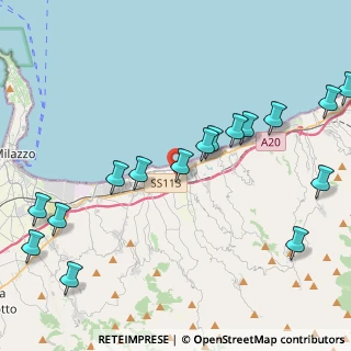 Mappa Via Enrico Fermi, 98040 Torregrotta ME, Italia (5.70813)