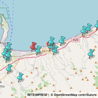 Mappa Via Enrico Fermi, 98040 Torregrotta ME, Italia (6.07688)