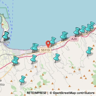Mappa Via Enrico Fermi, 98040 Torregrotta ME, Italia (6.15421)