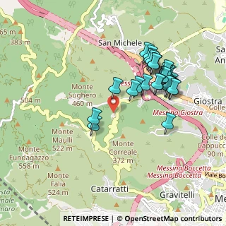 Mappa Torrente Vallone, 98152 Messina ME, Italia (1.01154)