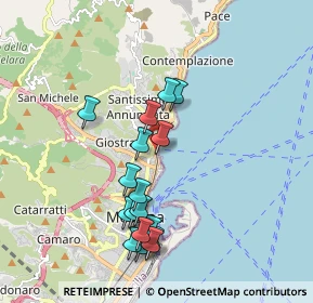 Mappa Sbarco traghetti da Villa San Giovanni, 98121 Messina ME, Italia (1.99353)