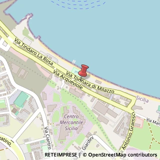 Mappa Via Tindaro La Rosa, 59, 98057 Milazzo, Messina (Sicilia)