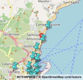 Mappa Via Principessa Giovanna, 98121 Messina ME, Italia (3.04333)