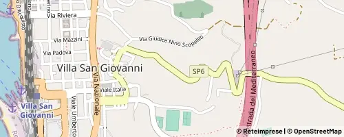 Mappa Villa San Giovanni