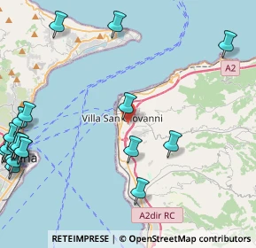 Mappa Via Matteo Messina, 89018 Villa San Giovanni RC, Italia (7.0615)