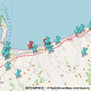 Mappa Via Prof. Sfameni, 98040 Torregrotta ME, Italia (6.17063)
