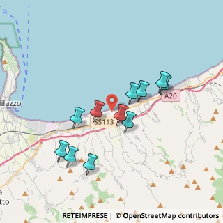Mappa Via Prof. Sfameni, 98040 Torregrotta ME, Italia (3.66545)