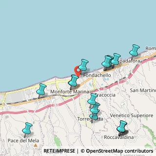 Mappa Via Prof. Sfameni, 98040 Torregrotta ME, Italia (2.69118)