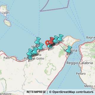 Mappa Via Prof. Sfameni, 98040 Torregrotta ME, Italia (9.44615)