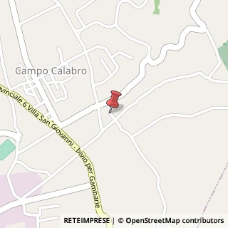 Mappa Via Roma, 21, 89052 Campo Calabro, Reggio di Calabria (Calabria)