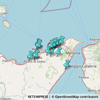 Mappa VIA PROVINCIALE, 98040 Torregrotta ME, Italia (8.49375)