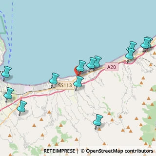 Mappa VIA PROVINCIALE, 98040 Torregrotta ME, Italia (5.65538)