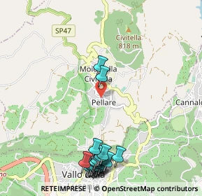 Mappa Via Mattia D'Agosto, 84060 Moio della Civitella SA, Italia (1.455)
