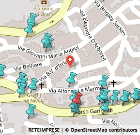 Mappa Corso Garibaldi, 08026 Orani NU, Italia (0.096)
