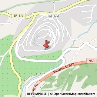 Mappa Via Umberto I,  21, 84030 Sanza, Salerno (Campania)