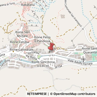 Mappa Via Santi Quaranta, 21, 75028 Tursi, Matera (Basilicata)