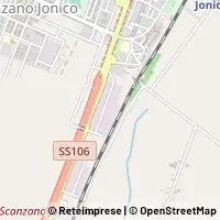 Mapa Scanzano Jonico
