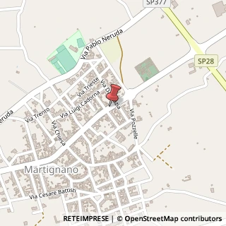 Mappa Zona Industriale, 73020 Martignano, Lecce (Puglia)