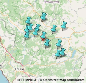 Mappa San Martino D'agri, 85030 San Martino D'agri PZ, Italia (12.50824)