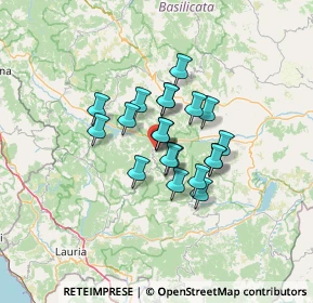 Mappa San Martino D'agri, 85030 San Martino D'agri PZ, Italia (9.682)