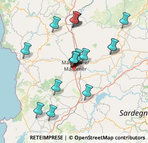 Mappa N° 9 - Zona Ind.le Tossilo, 08015 Macomer NU, Italia (14.83333)