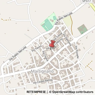 Mappa Via Savoia, 36, 73020 Martignano, Lecce (Puglia)