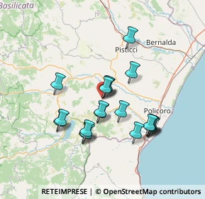 Mappa Via Inghilterra, 75028 Tursi MT, Italia (13.4745)