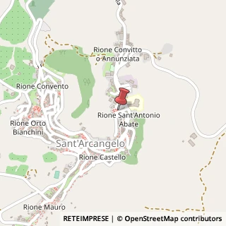 Mappa Via San Antonio Abate, 129, 85037 Sant'Arcangelo, Potenza (Basilicata)