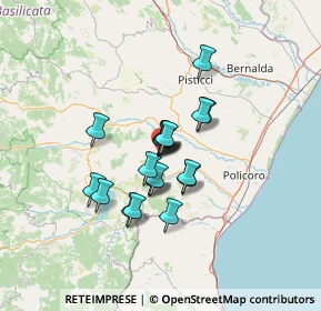 Mappa Via Francesco Petrarca, 75028 Tursi MT, Italia (9.6845)