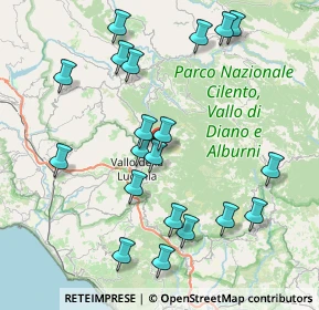 Mappa Via Cesare Battisti, 84040 Cannalonga SA, Italia (9.3065)