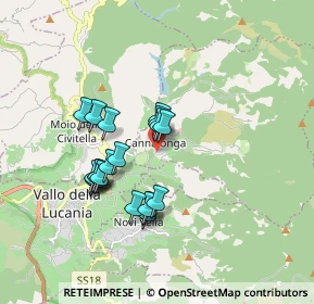 Mappa Via Cesare Battisti, 84040 Cannalonga SA, Italia (1.6225)
